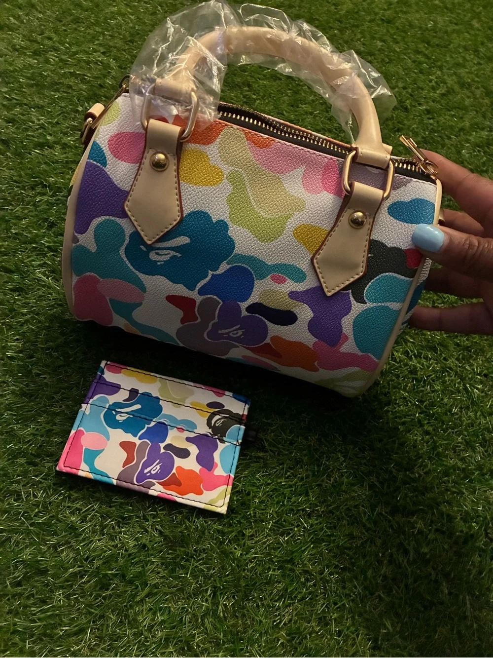 Custom Bape Design Purse